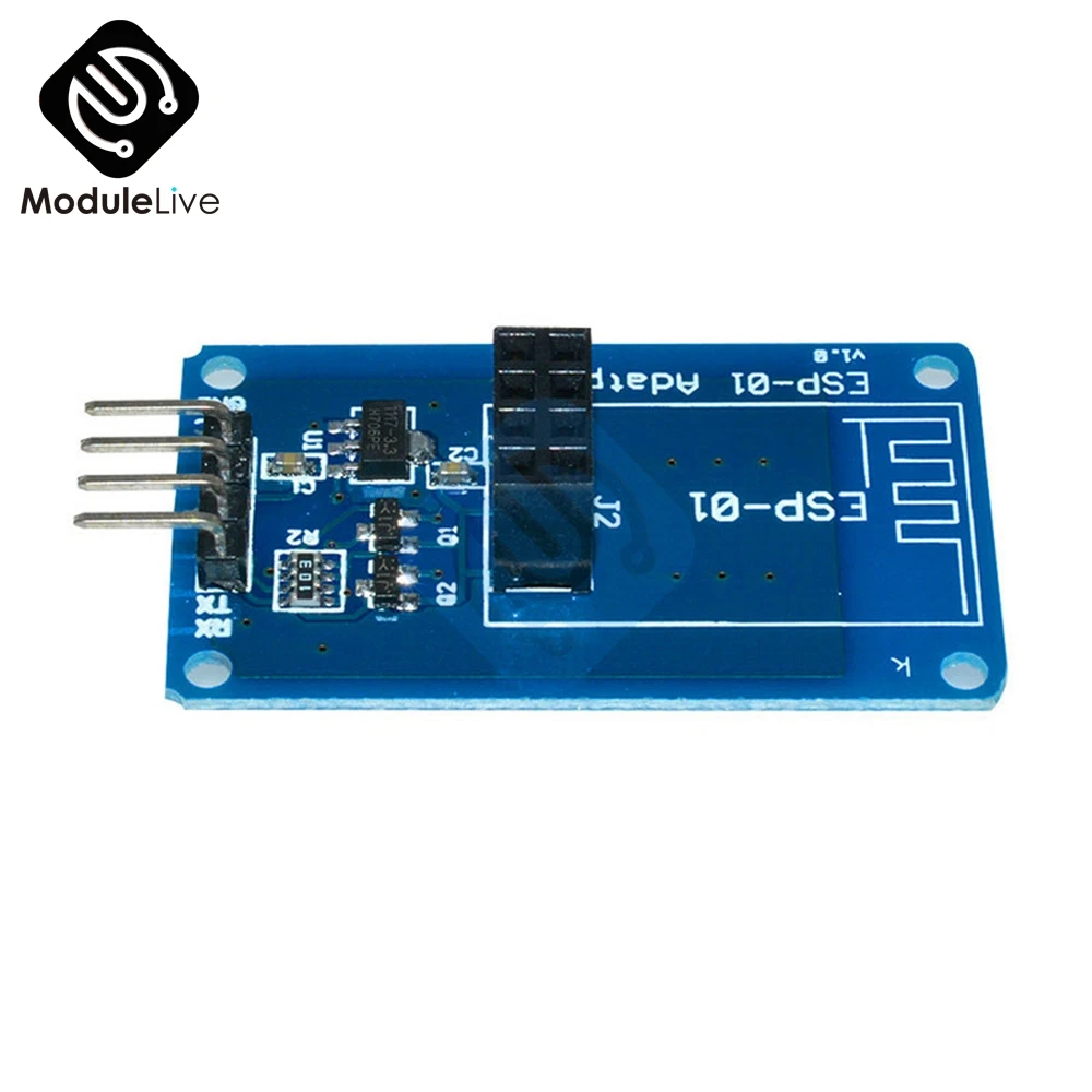 ESP8266 ESP01 ESP-01 серийный WiFi беспроводной адаптер модуль 3,3 V 5V Esp01 Breakout адаптеры pcb совместимый для Arduino