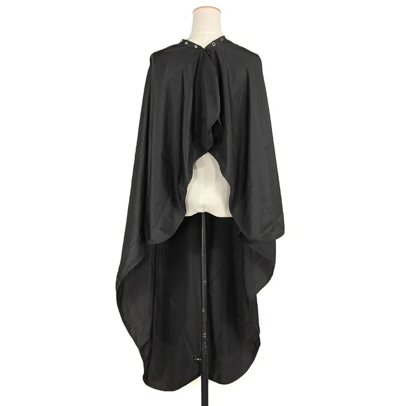 Парикмахерская накидка для парикмахерской водонепроницаемая тканевая черного