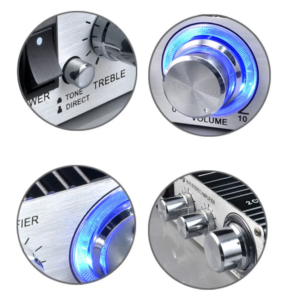 Автомобильный усилитель LEPY Mini V3 700 Вт 12 В Hi Fi стерео MP3 для iPod автомобильный