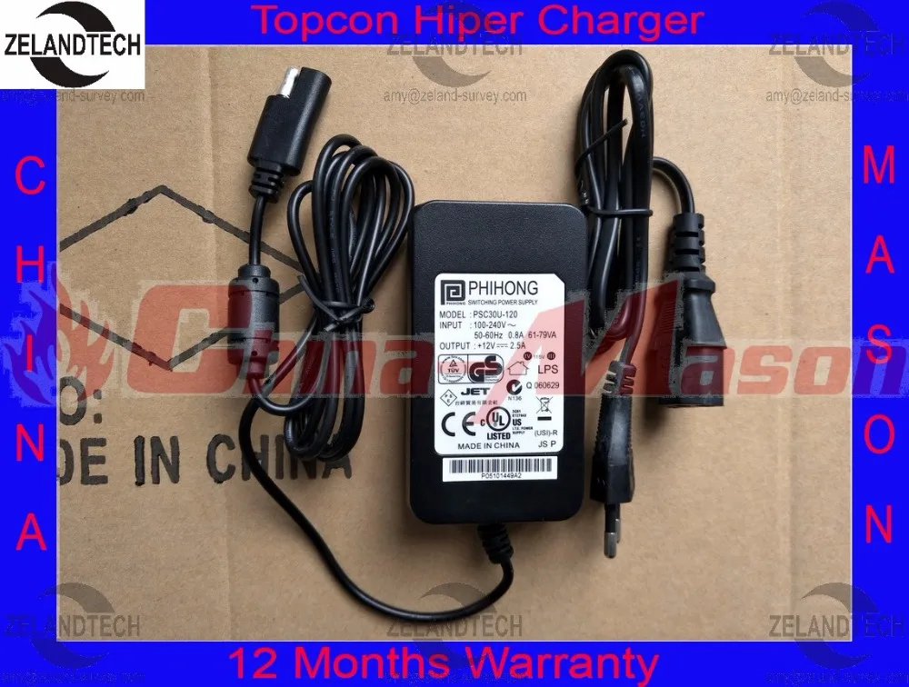 Зарядное устройство Topcon 22 034101 01 adatper для Hiper GPS Pro Lite Plus|adapter pc|charger adapter usbcharger holder |