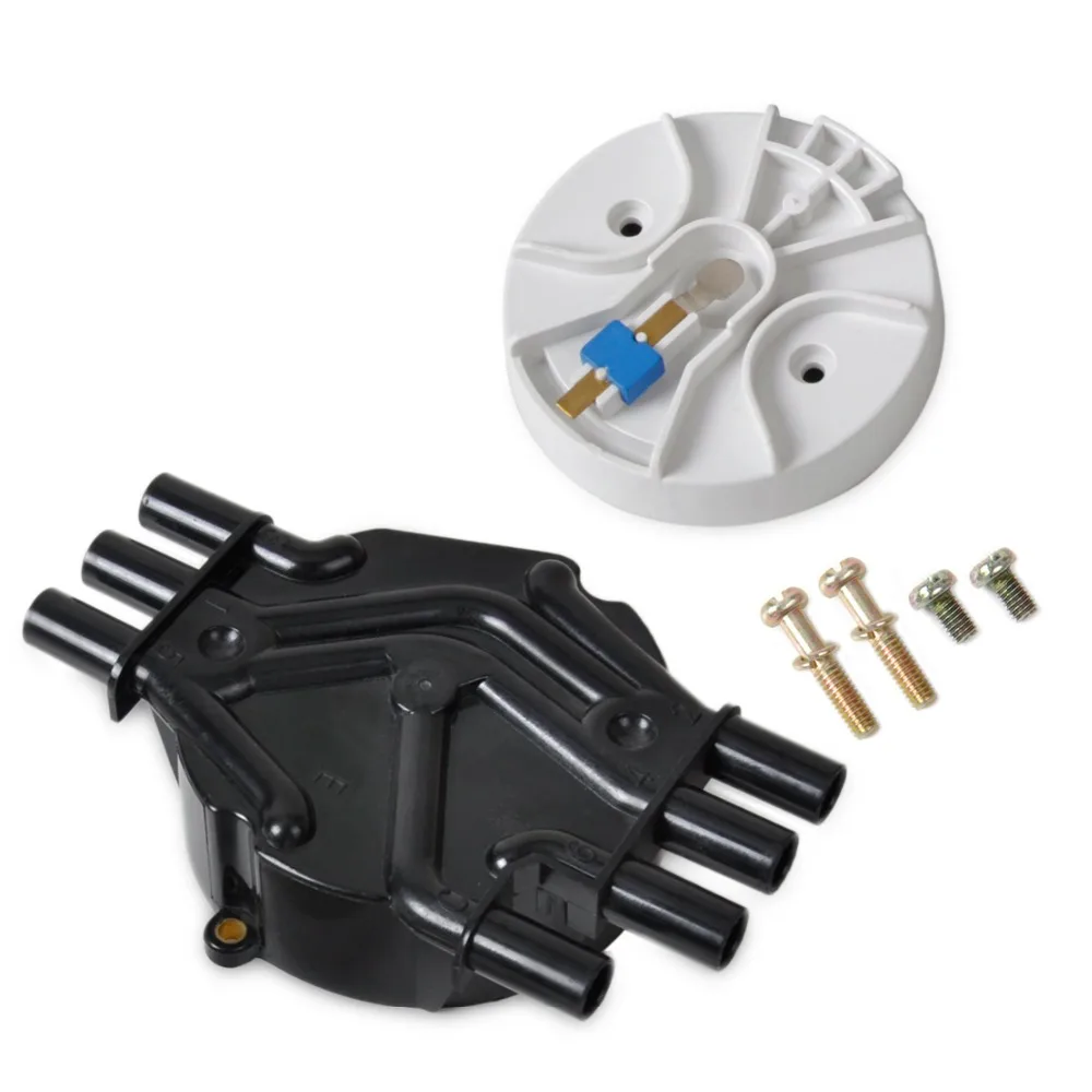 DWCX Car Black колпачок распределителя системы зажигания Rotor 10452458 для Cadillac Chevrolet GMC