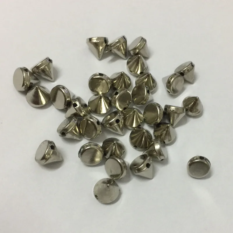 Новинка 2017 ABS 6 мм серебристый пластик шпильки шип рука швейная клей onnailhead DIYaccessories