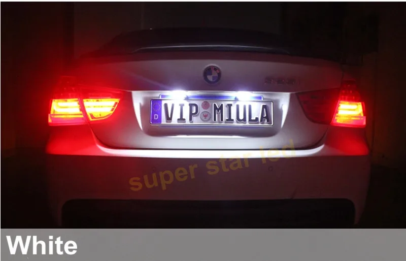 2 x T10 W5W для SAMSUNG COB Чип номерного знака Светодиодные лампы Suzuki Liana Auto SX4 Vitara Swift|lamp