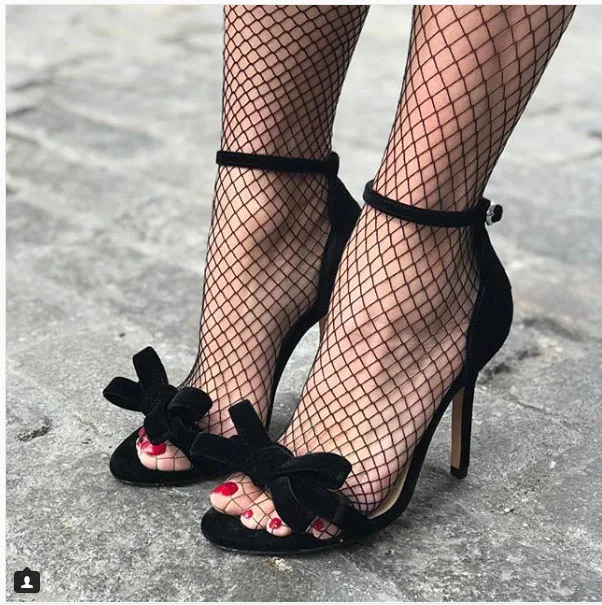 2019 новые женские Босоножки с открытым носком бантом-бабочкой ремешком на