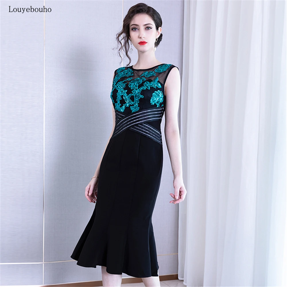 2019 элегантное платье ol с вышивкой женское летнее изящное офисное без рукавов