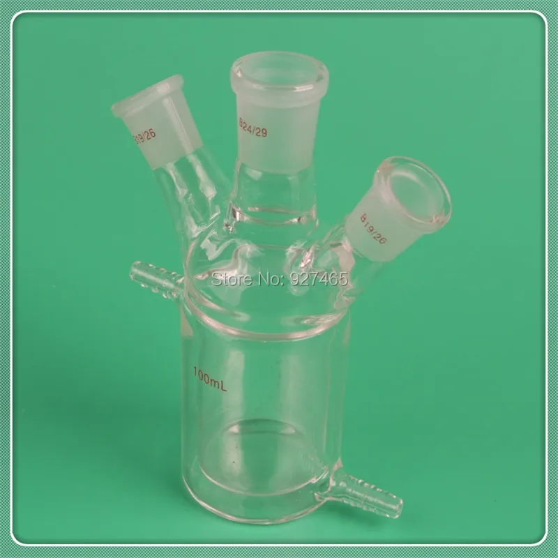Лабораторная реакционная колба из жаккардового стекла 100 мл реакционный сосуд |