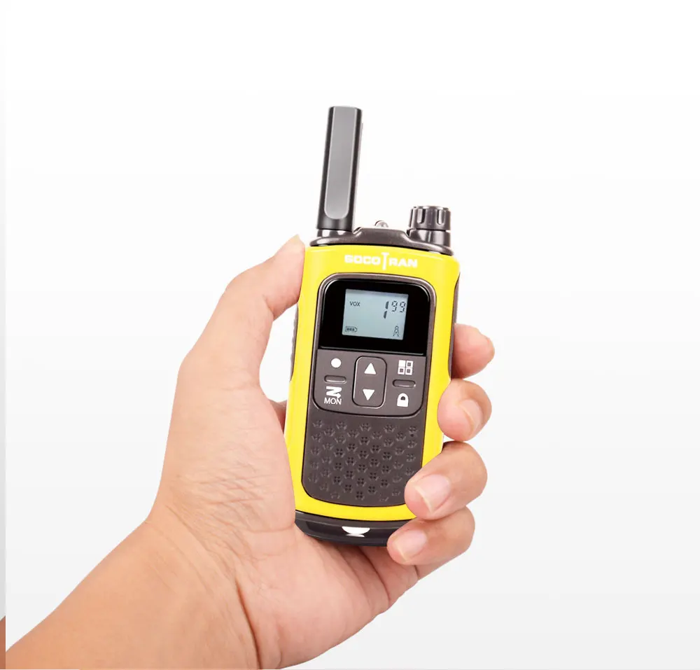 Перезаряжаемая безлицензионная рация FRS/GMRS на дальнем расстоянии 2-Way радио 0,5 Вт 22CH VOX код конфиденциальности аккумуляторная батарея пара