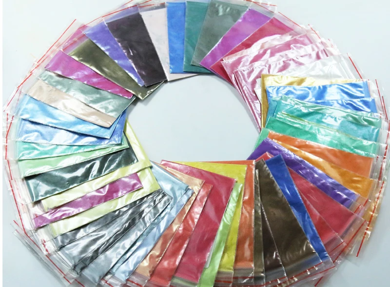 

Type 410 Super Shiny Pearl Powder, Colorful Powder, Nail, Ink, Toys, Handicrafts, Fishing Rod Dyeing, 50 Grams Per Bag