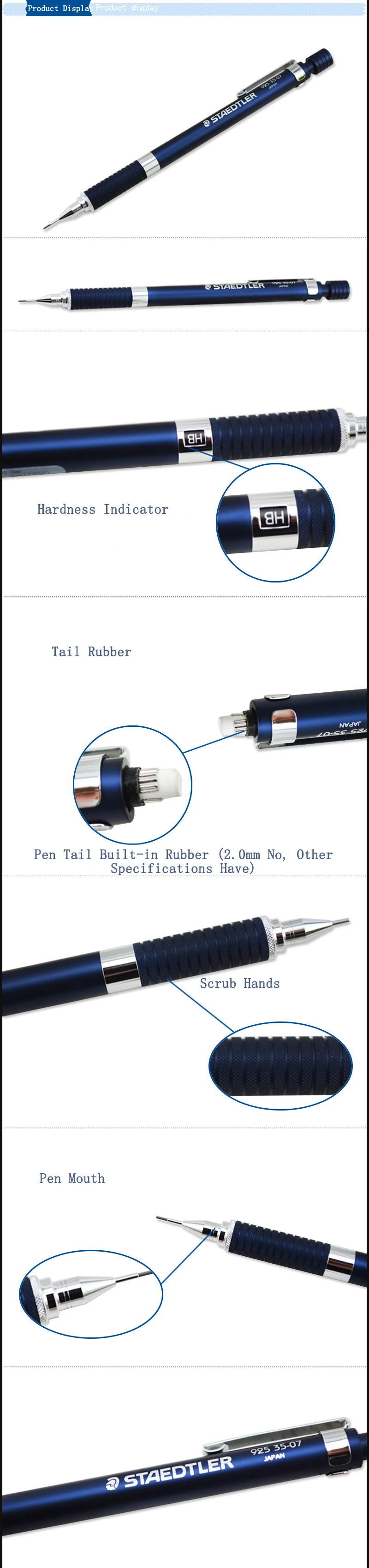 Staedtler 925; большие размеры 35-механический карандаш 0,3/0,5/0,7/0,9 20 Annversary сувенир версия письменные принадлежности