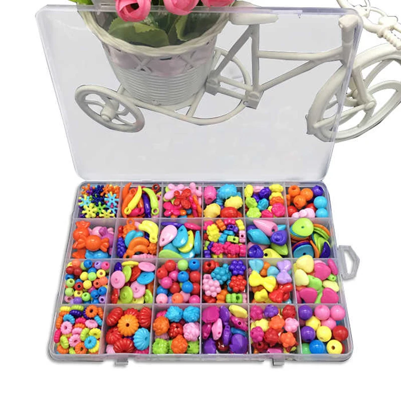 Creativel Искусство и ремесла для детей DIY игрушечные бусинки браслет ожерелье