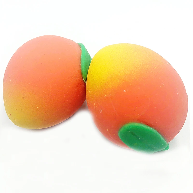 Fruit Mango Soft Squishy Kids Toys Scented Slow Rising Antistrss  Exquisite Soft Reliever Mood Kid Decompression Fun Toy Relax