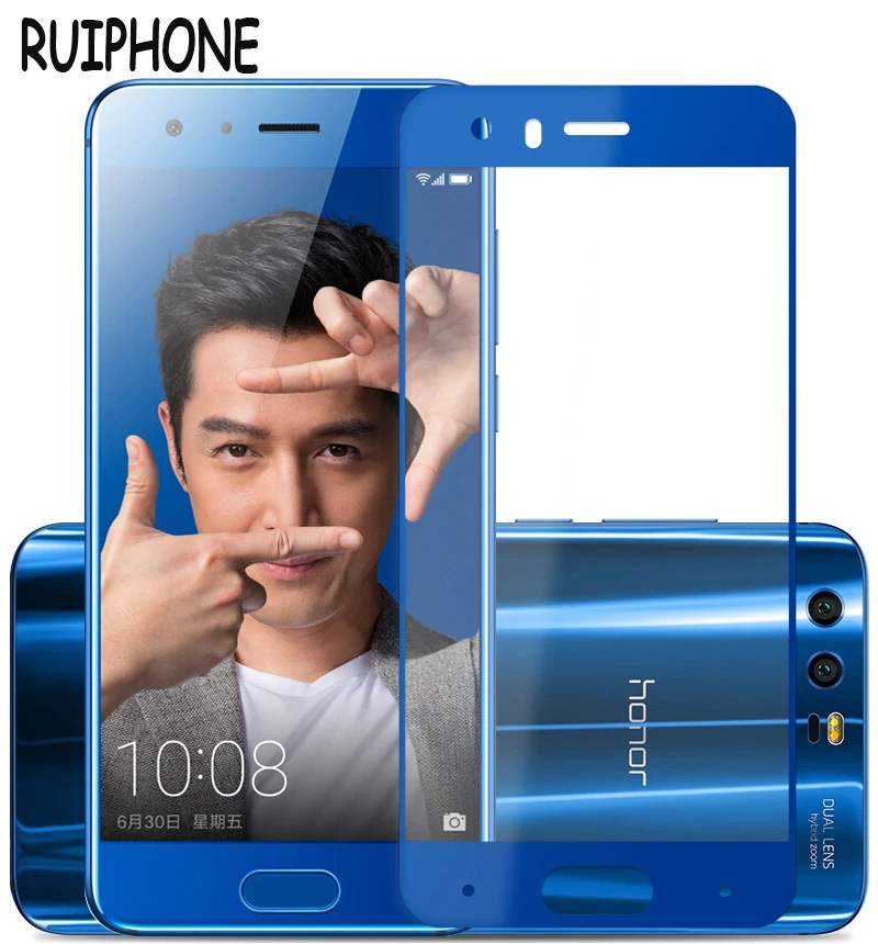 Закаленное стекло для Huawei honor 9 серая Защитная пленка экрана Lite 9H 2.5D | Мобильные
