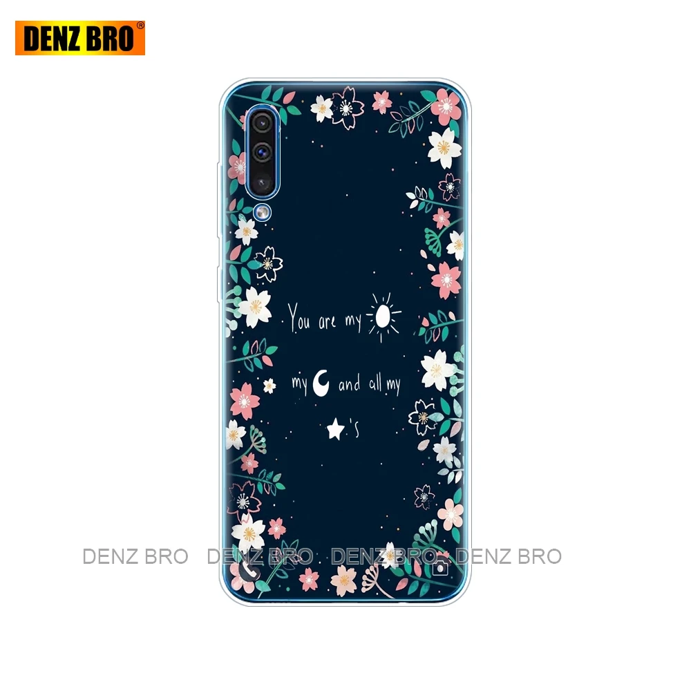 34680 Чехол-бампер для samsung Galaxy A50, силиконовая прозрачная задняя крышка, чехол для телефона samsung A50 A505 A505F SM-A505F, мягкий чехол 6,4 - Цвет: 34680