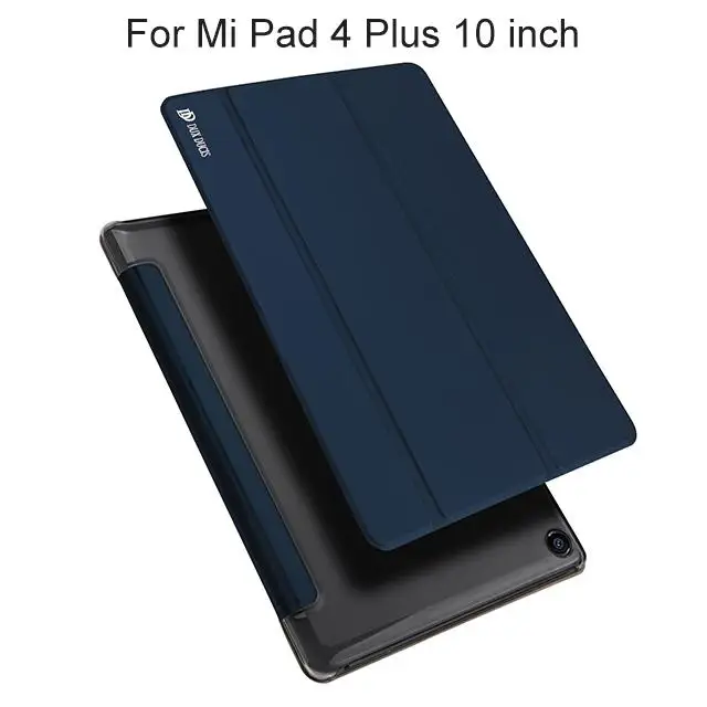 for mi ipad 4 plus Dux Ducis из искусственной кожи чехол для Xiaomi mi Pad 4 Folio умный флип-чехол для Xiaomi mi Pad 4 Plus Xio mi pad4 mi pad 4 Shell - Цвет: for mi ipad 4 plus