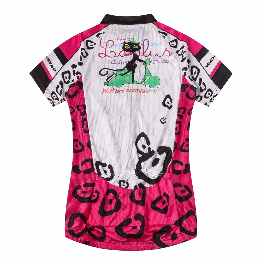 

Cats Cycling Jersey short Set Women Bike Jersey Team Mountain MTB Bicycle Clothing Maillot Ropa Ciclismo Top bottom ladies red