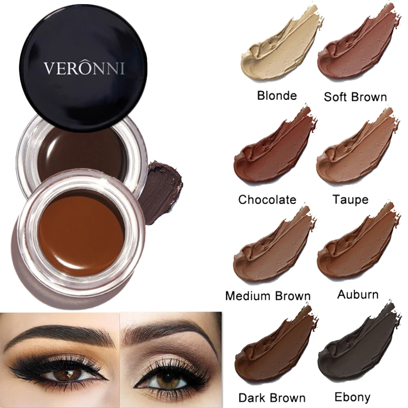 8 расцветок гель для бровей пигмент прочного Водонепроницаемый крем Cejas Sourcil