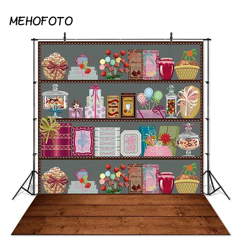 MEHOFOTO Конфеты дом фон для фотосъемки конфеты магазин фоны Фотофон фото студия