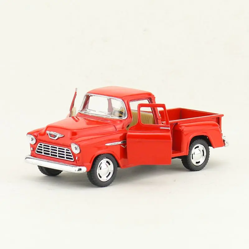 KINSMART литая металлическая модель/1:32 весы/1955 Chevrolet Chevy Stepside пикапа Игрушечная машина/образовательная Коллекция/подарок для ребенка