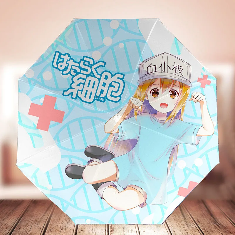 Большая цена японский аниме Зонт waifu зонт от солнца индивидуальный подарок | Дом и