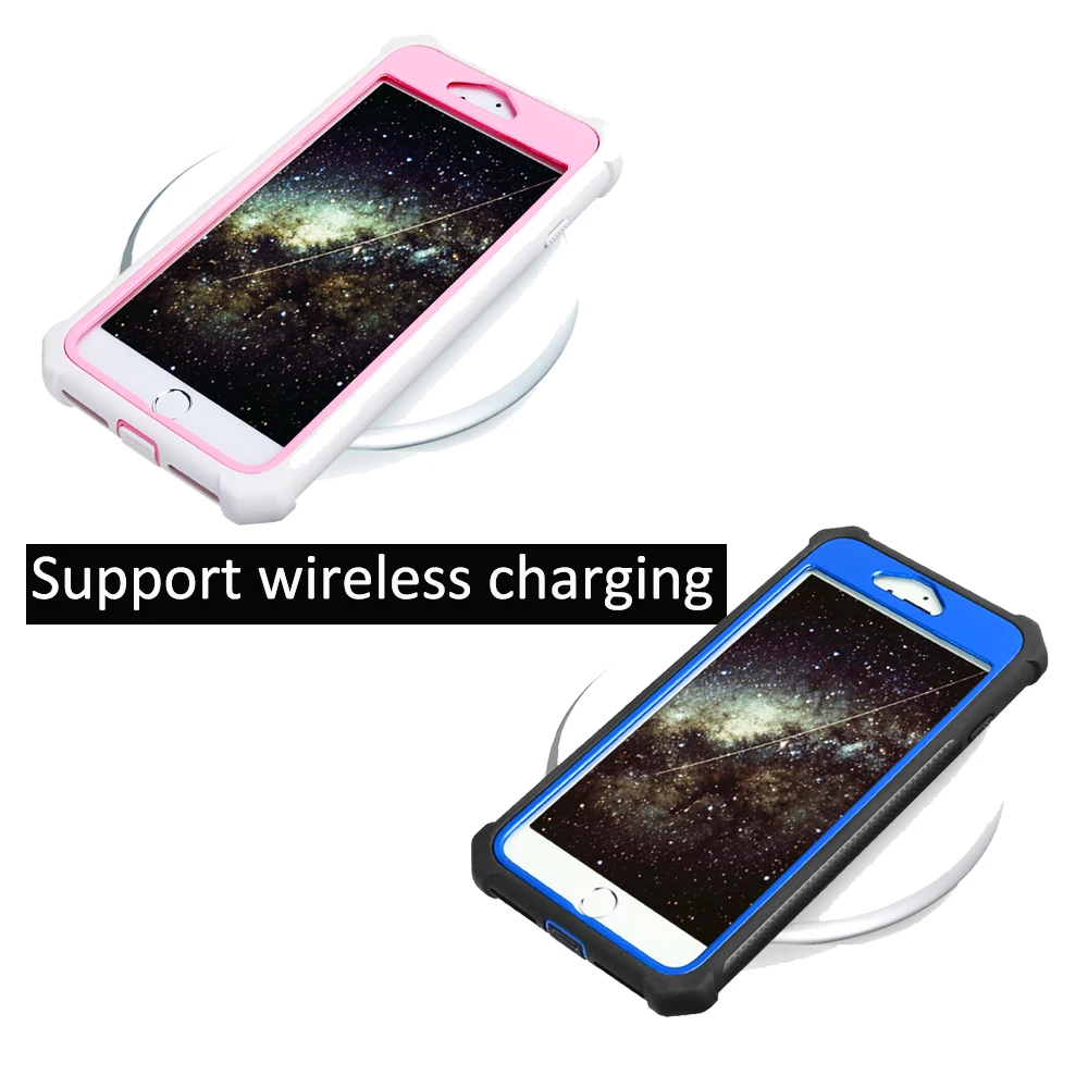 KSELF + бесплатно закаленное стекло чехол для iPhone 7 8 6 6S Plus X XS XR 360 градусов полный