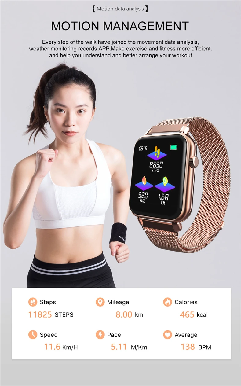 Умные часы Y6 pro, шагомер, спортивный браслет для фитнеса, кровяное давление, пульсометр, умные часы, мониторинг шагов, шагомер, браслет