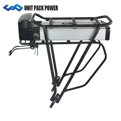 36V 15Ah with Rack Е-байка 36В 17.5Ah 15Ah грузовик Батарея с двойной Слои Чемодан стойки для 500W 350W 250W Bafang BBS02 BBS01 Tongsheng TSDZ2 моторы - Цвет: 36V 15Ah with Rack