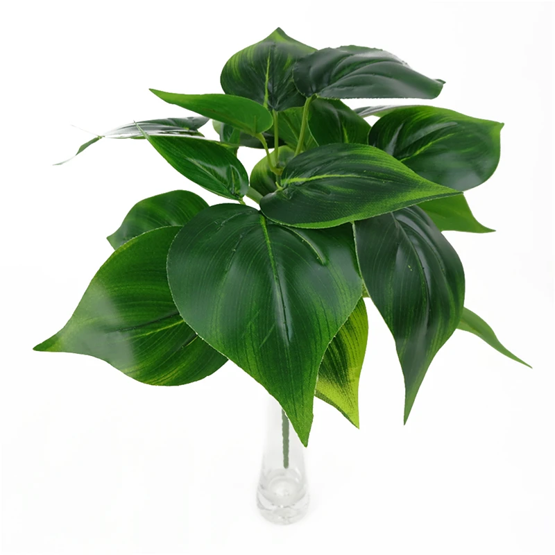 5 веток искусственный сциндапсус Aureus Evergreen Leaf домашний декор имитация