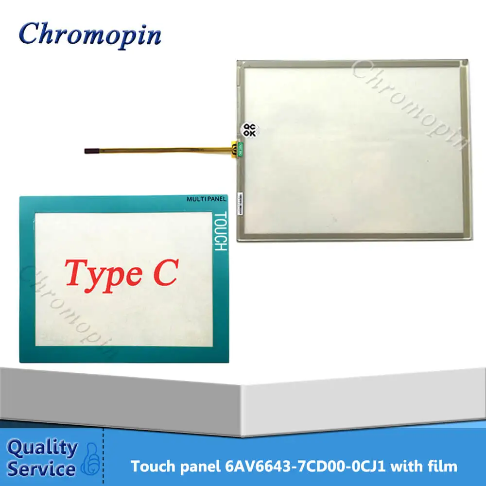 6AV6643-7CD00-0CJ1 сенсорный экран 6AV6 643-7CD00-0CJ1 стекло с защитной пленкой для MP277 10 ремонт