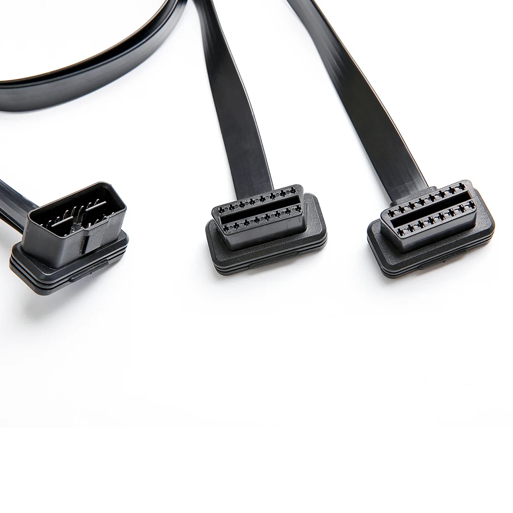 bbfly-B5 OBD II OBD2 16Pin Splitter Extension 1 x Male and 2 Female Cable Adapter (3.3FT/100CM) |