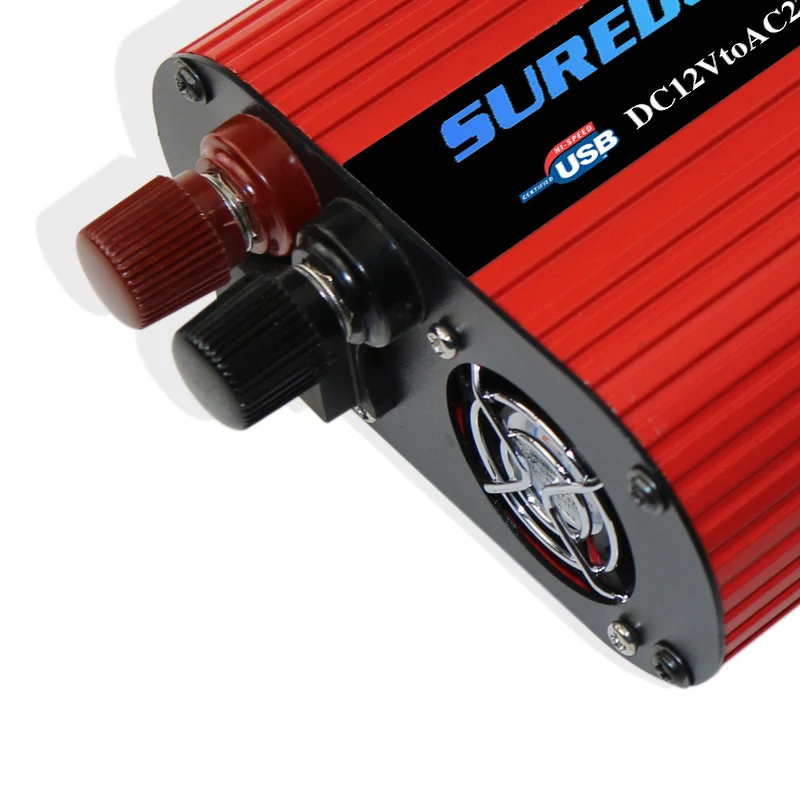 Инвертор мощности 2000 Вт Автомобильный преобразователь напряжения Трансформатор