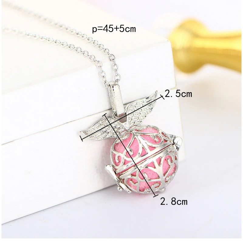 ZHINI Vintage Necklaces Statement Fashion Style Blue Hollow Out Round Shape Pendant Decorated Necklace for Christmas lover Gifts | Украшения