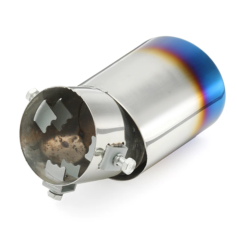 Universal Car Exhaust Pipe Tip Muffler Stainless Steel Blue Auto SUV | Автомобили и мотоциклы