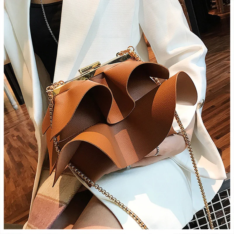 Новая волна кожзам женская сумка маленькая квадратная с цепочкой модная через