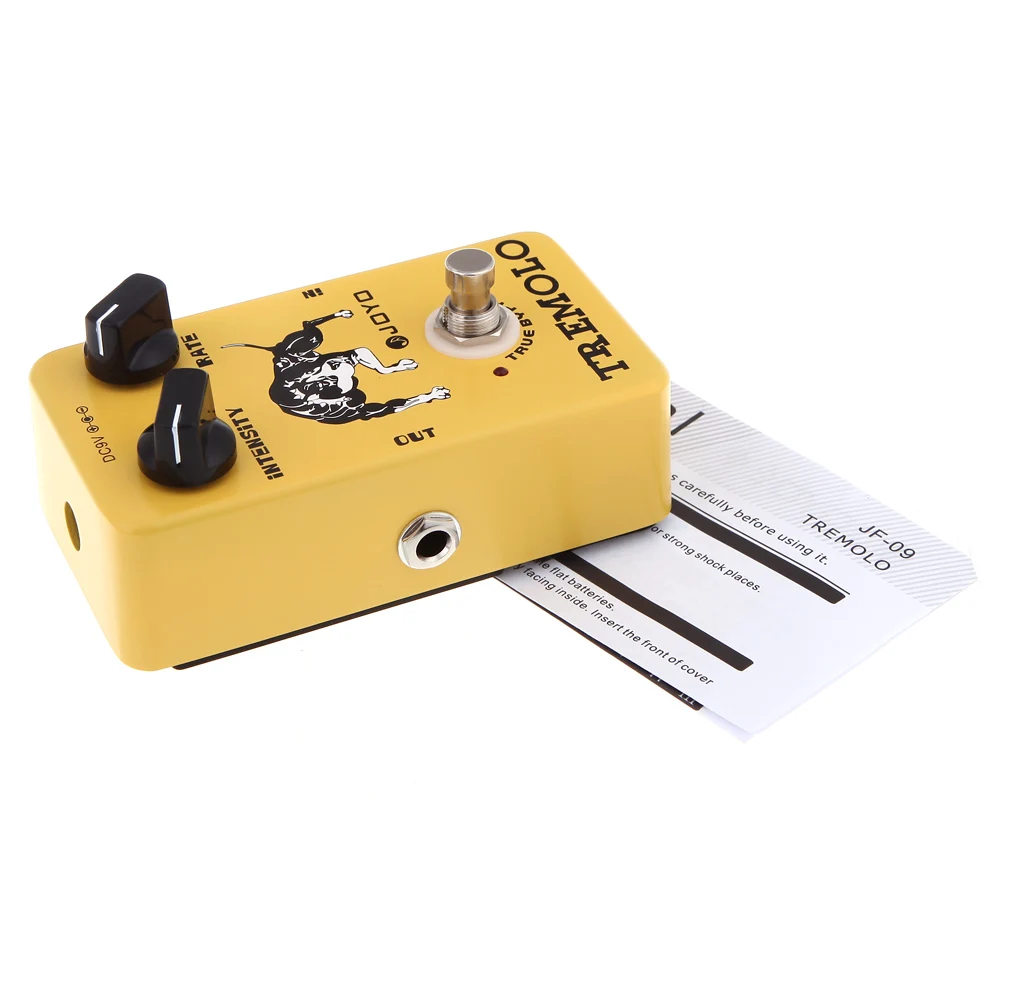 Joyo JF-09 Tremolo Guitar Pedal Stompbox Of Classic Tube Amplifiers Intensity&amprate knob Tone And Vibe Adjust Easily | Спорт и