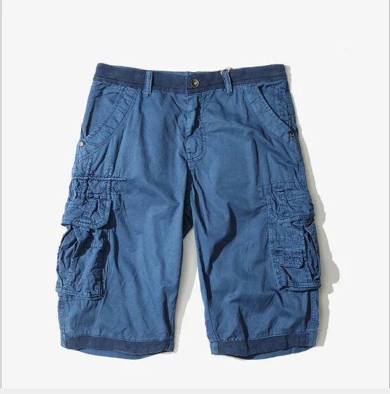 Комбинезоны Шорты Лето японский повседневные разноцветные карман Мужские штаны