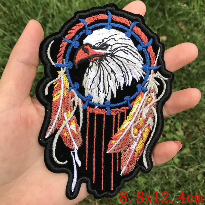 Черный никель Prajna Live To Ride Patch Motorcycle Letter Hippie Patches Iron On Embroidered Patches For Clothes Stripes Stickers DIY Applique - Цвет: Черный никель