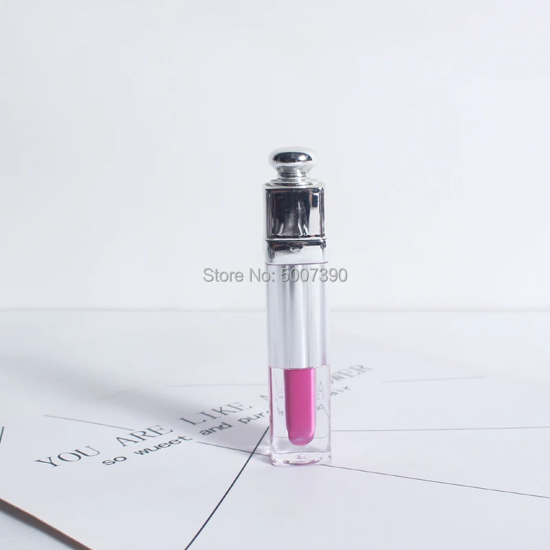 

Wholesale Top Grade Gold/Silver Empty Lip Gloss Tube, Square Lip Gloss Refillable Bottles,Plastic Liquid Lipstick Container