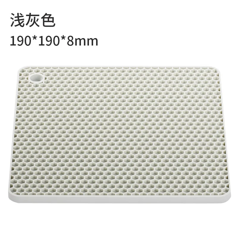 XSilicone Coaster cupдвусторонняя сотовая круглая подставка коврик теплоизолированная чаша коврик Домашний Декор Настольный экологически чистый - Цвет: Цвет: желтый