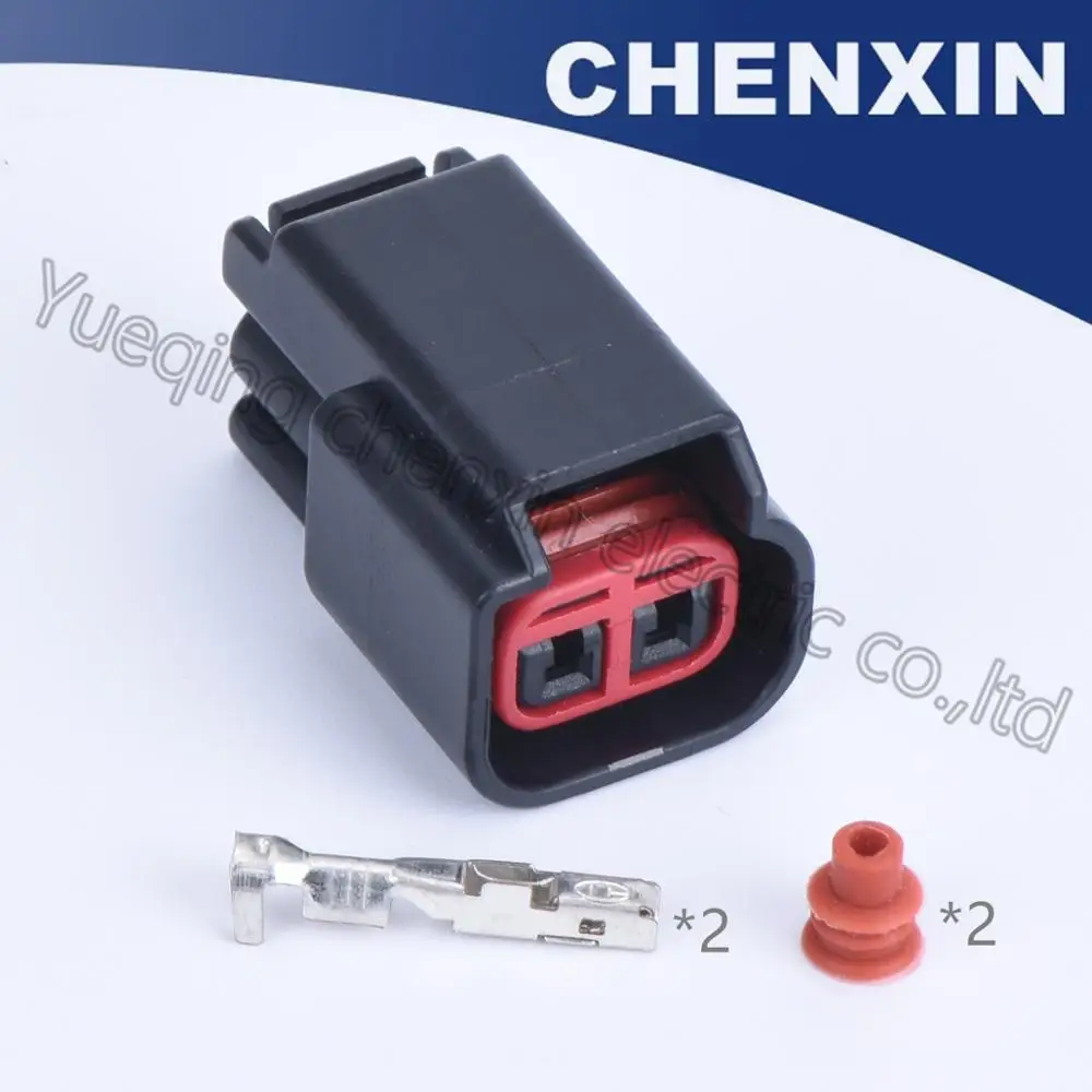 Черные 2-контактные автомобильные водонепроницаемые Автомобильные разъемы