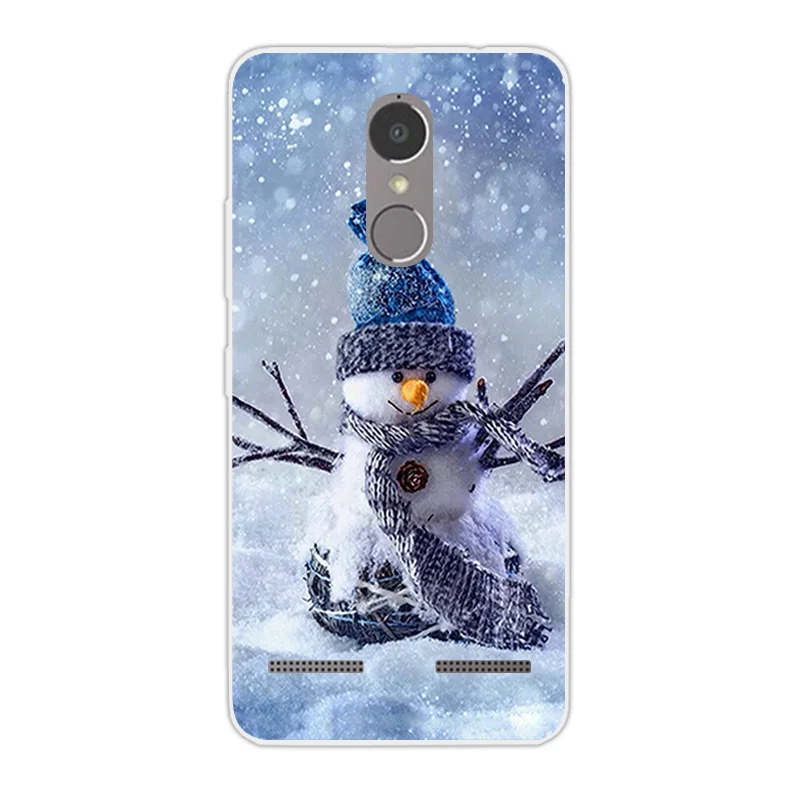 Силиконовый чехол для lenovo K6 power Fundas для lenovo K6 power 5,0 ''дизайн для рождественского сезона чехол для телефона для lenovo Vibe K6 Fundas - Цвет: 05