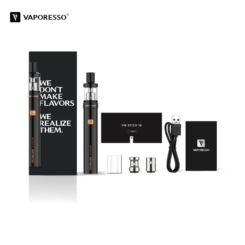 Оригинальный Vaporesso VM 18 STICK комплект электронных сигарет 1200 мАч мод 2 мл бак VS veco solo
