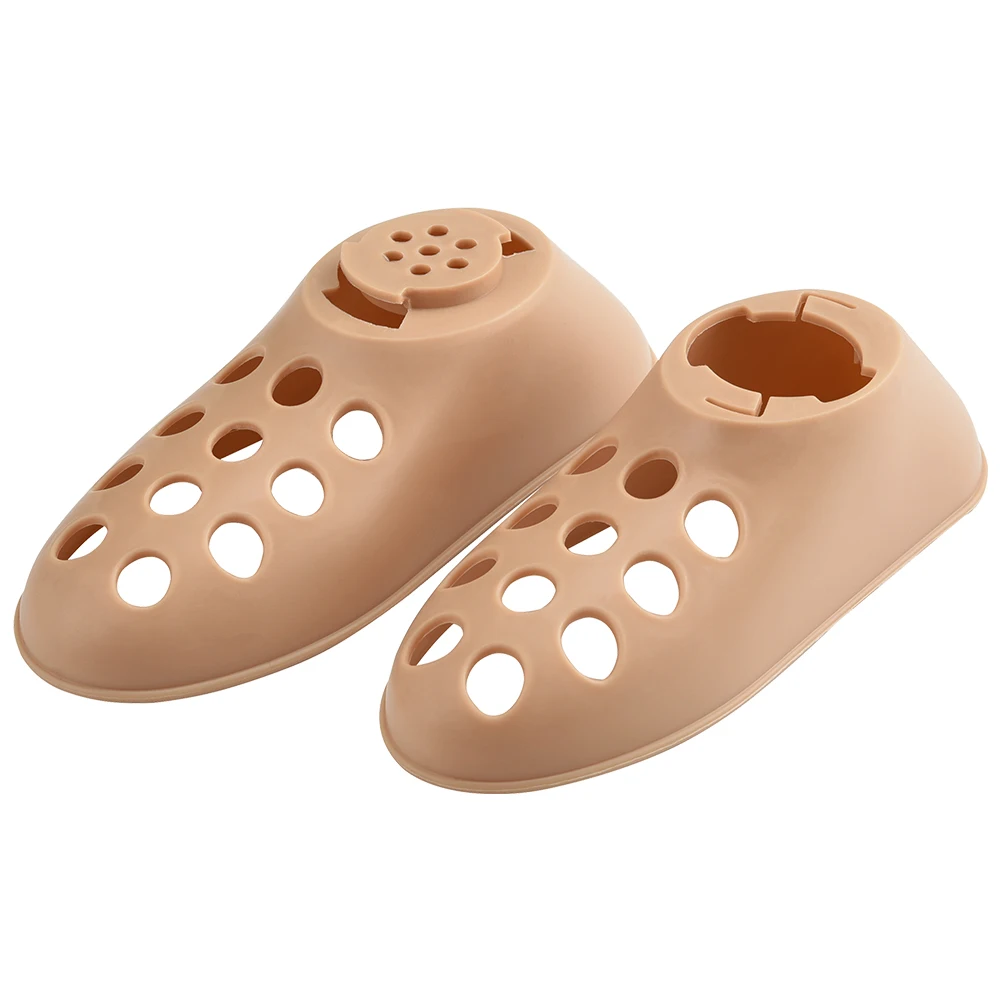 5 pairs Khaki Soumit 5 Pair Shoe Trees Stretcher Shaper Plastic Shoe Support Device Quality Shoe Rack For High Heel Sneakers Shoe Keeper - Цвет: 5 pairs Khaki