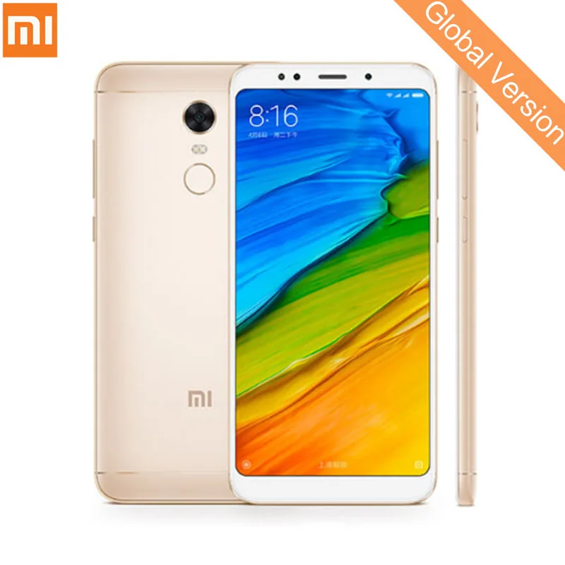 Глобальная версия Xiaomi Redmi 5 плюс 4G B 6 мобильный телефон Восьмиядерный процессор