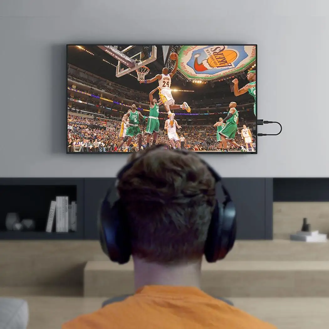 Портативный домашний мини автомобильный музыкальный 3 5 мм Передатчик Аудио 10