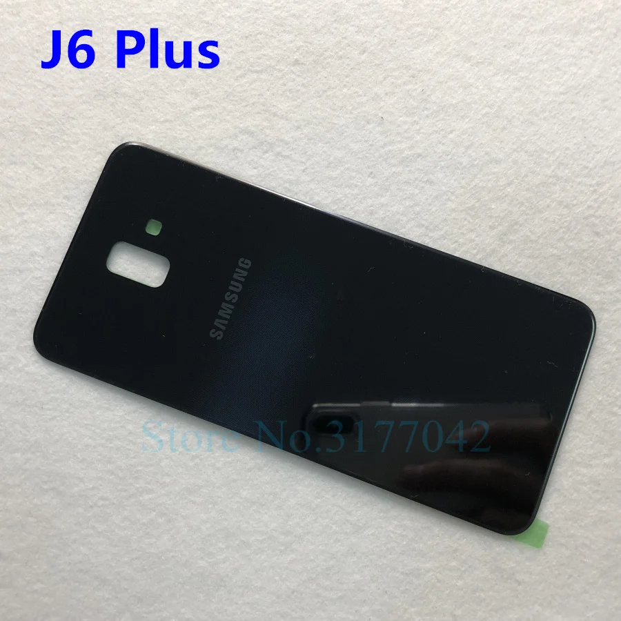 Задняя крышка аккумулятора samsung J4+ J6+ для samsung Galaxy J4 Plus J415 J415F J6 Plus J610 J610F j6plus j4plus Задняя стеклянная крышка