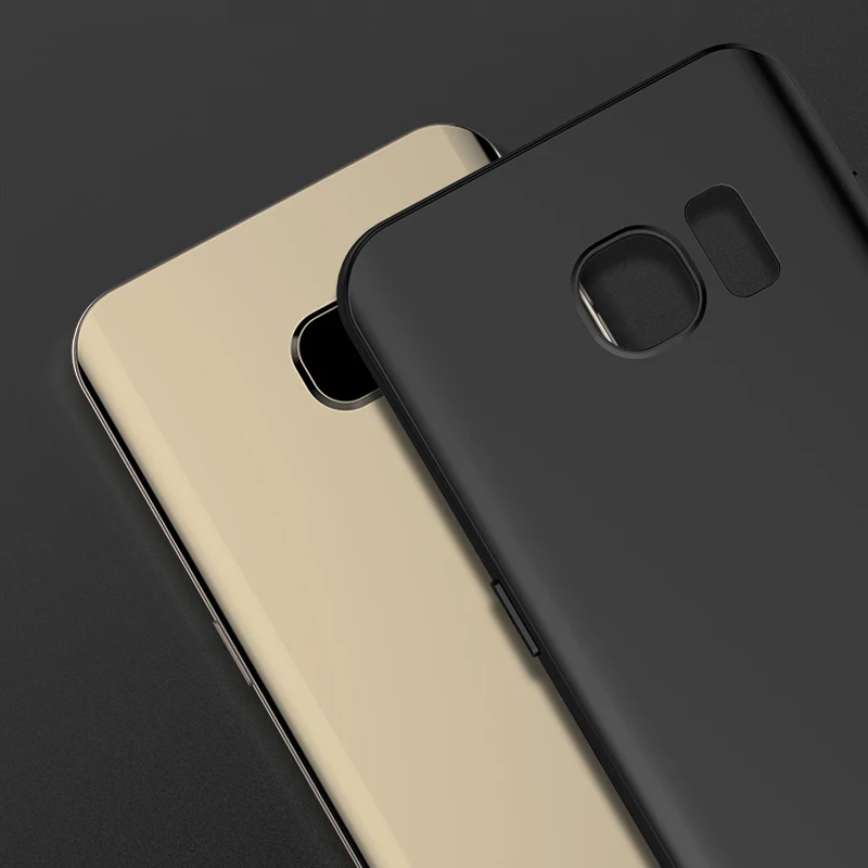 ITEUU Ультратонкий Мягкий матовый чехол из ТПУ для samsung Galaxy S7 S7 Edge чехол s задняя крышка оболочка для samsung S7 S7Edge