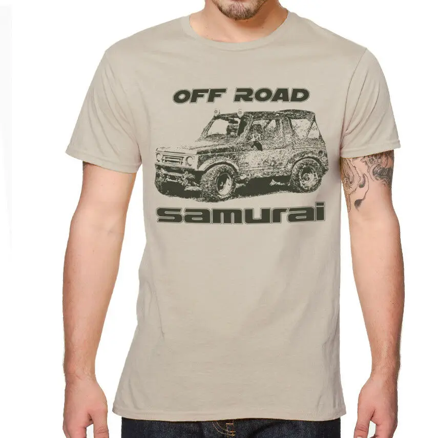 

Off Road Samurai Fan Suz Soft Cotton T-Shirt 2019 Fashion Brand Men'S Tops Solid Color Short Sleeve T Shirt