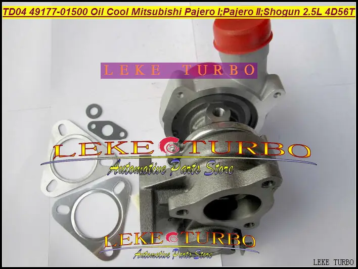 ТД04 49177-01501 4917701501 Турбокомпрессор с масляным охлаждением для Mitsubishi Pajero I 1986-90 II 90-91