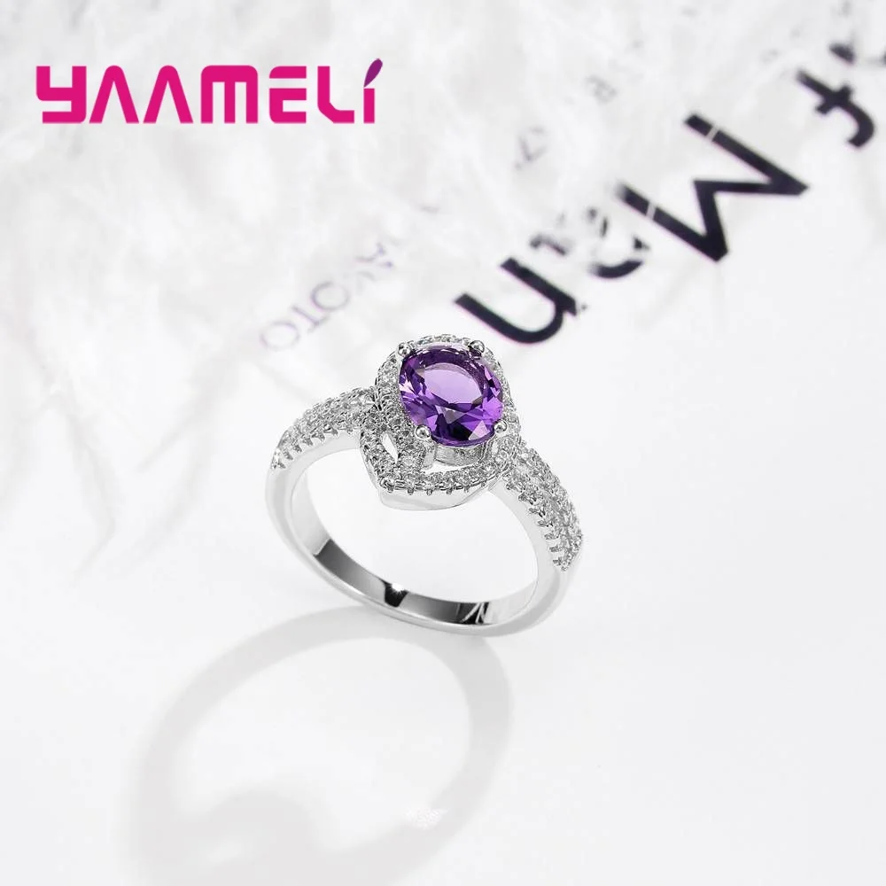 Романтические любовные подарки искусственное серебро изысканные 3A прозрачные CZ