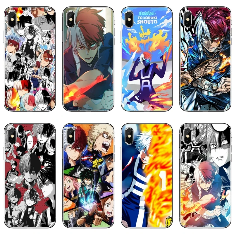 My Hero Academy шото Тодороки для iPhone X XR XS Max 8 7 6s 6 plus SE 5S 5c 5 4S 4 iPod Touch чехол мягкий чехол для телефона s